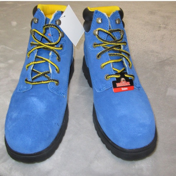 Brahma Work Boots Size 10.5(Women) Size 9(men) Blue Lace Up - Picture 2 of 7
